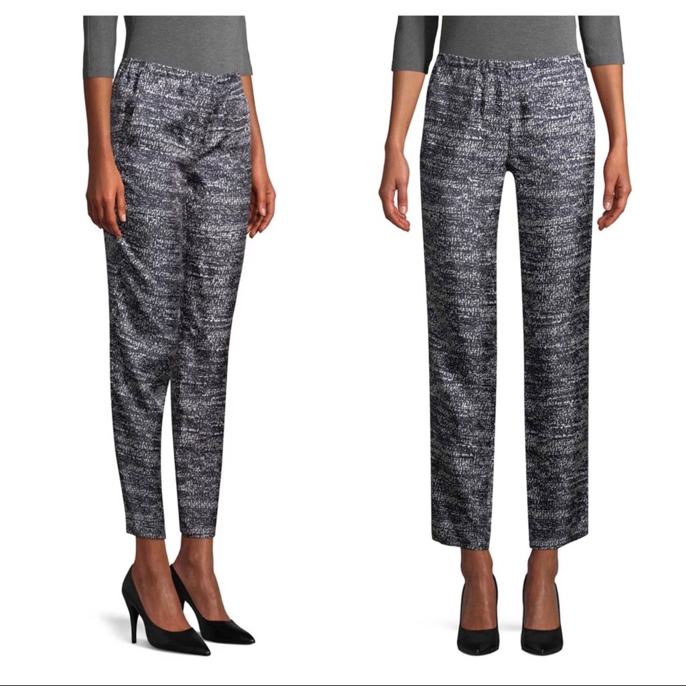 Max Mara Dritto printed silk pants